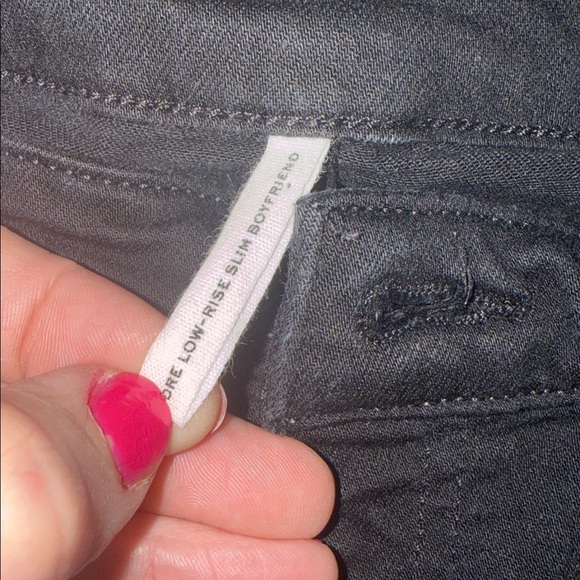 rag & bone Dre Low-Rise Slim Boyfriend Jeans - 26. B7 - Picture 6 of 7